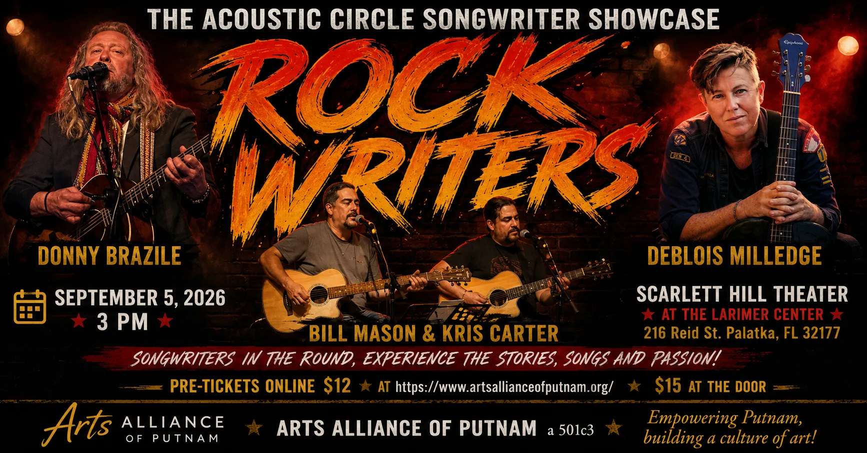 Songwriters Showcase: Rock Writers!